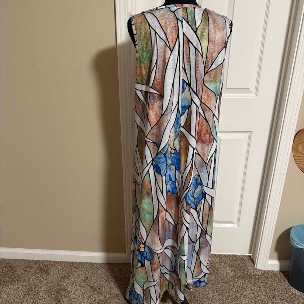 MISSLOOK Multicolor Abstract Top - Picture 2 of 6
